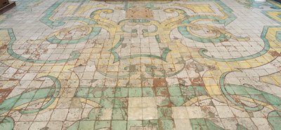 Carreaux de sol en majolique - Italian School