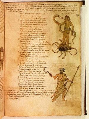 Ms Ital 483 P.4.7 f.160v Serpentarius et Bootes, du 