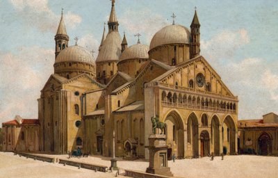 Padoue / Padoue : Église du Saint, Basilique de Saint-Antoine (chromolitho) - Italian School