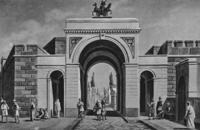 Pompéi : Porta Ercolana - Italian School