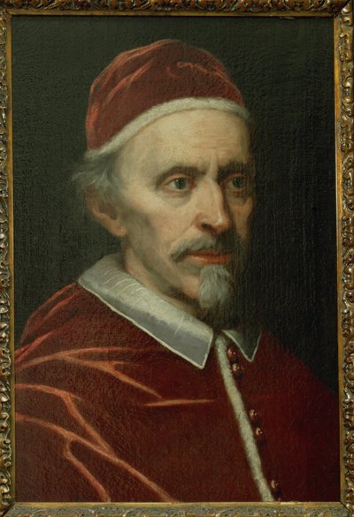 Le pape Innocent XI, pape 1676- 1689 ... (huile sur toile) - Italian School