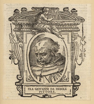 Portrait de Fra Angelico, peintre italien de la Première Renaissance, vers 1395-1455 - Italian School