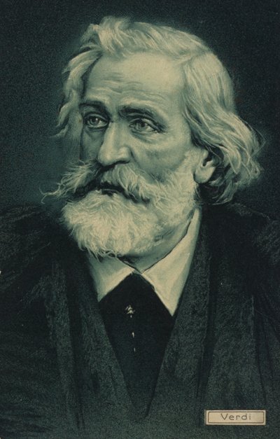 Portrait de Giuseppe Verdi - Italian School