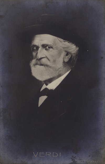 Portrait de Giuseppe Verdi - Italian School