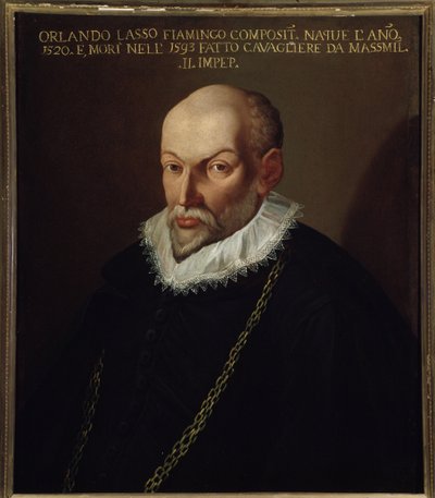 Portrait de Roland de Lassus (1532-1594) compositeur flamand - Italian School