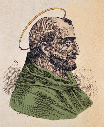 Portrait du Pape Anicet (Anicetus ou Aniceto) (ca. 155-166) - Italian School