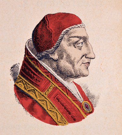 Portrait du pape Clément IV - Italian School