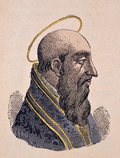 Portrait du Pape Félix Ier (Felice I) (269-274) - Italian School