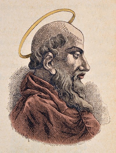 Portrait du pape Sixte Ier (Xyste ou Sixtus ou Sisto I) (115-125) - Italian School
