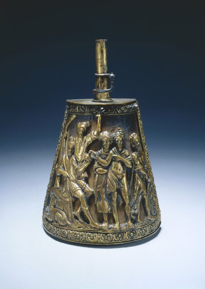 Flasque à poudre, vers 1590 - Italian School