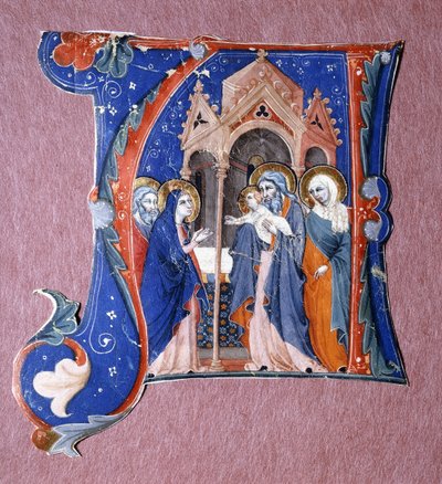 Présentation du Christ au temple, c.1340 - Italian School