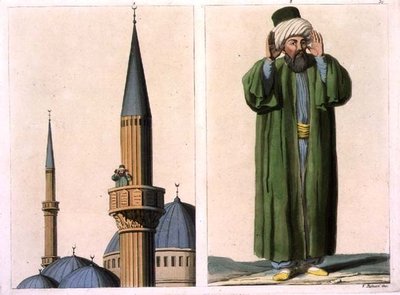 Muezzin public et détail, planche 37 de la Partie III, Volume I de 