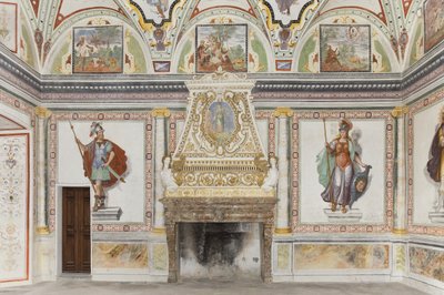 Salle de Jupiter et Mercure: Mars et Minerve - Italian School