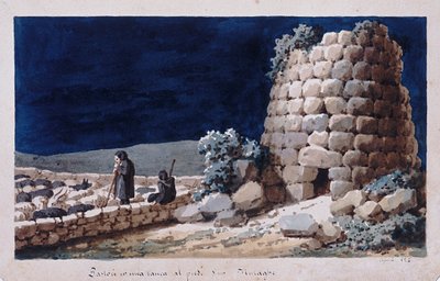 Bergers sardes près d