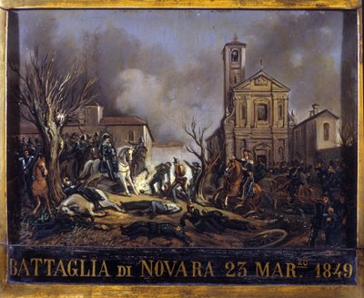 La Bataille de Novare, 23 mars - Italian School