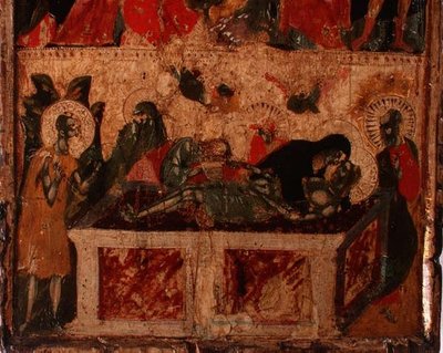 La Déposition du Christ (partie inférieure) - Italian School