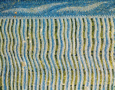 La grande pluie ... (mosaïque) - Italian School