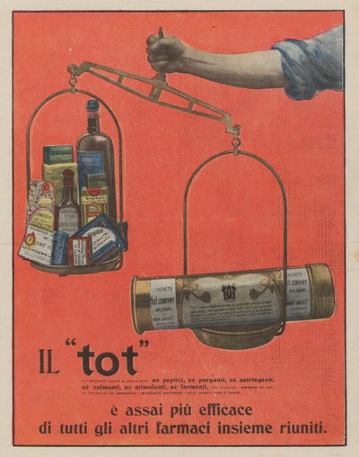 Tot (colour litho) - Italian School