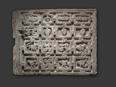 Panneau de transenne, lombard, 700s-800s - Italian School