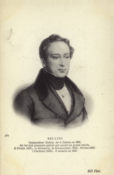 Vincenzo Bellini, compositeur d