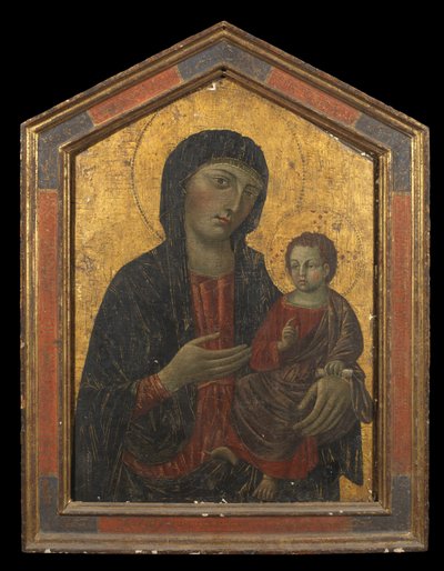 Vierge et Enfant, faux dans le style de Cimabue - Italian School
