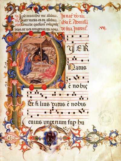 Initiale historiée 