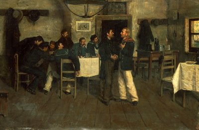 Rencontre entre Giuseppe Garibaldi et Giovanni Battista Cuneo à Taganrog, sur la mer Noire - Italo Nunes Vais
