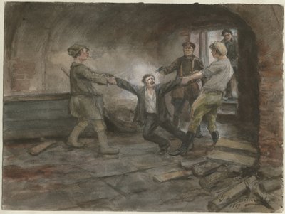 Homme détenu et exécuté de la série d