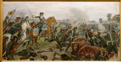 Bataille de Poltava en 1709 - Ivan Alexeyevich Vladimirov