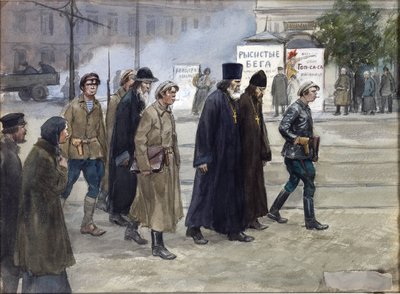 Les prêtres conduits au jugement - Ivan Alexeyevich Vladimirov