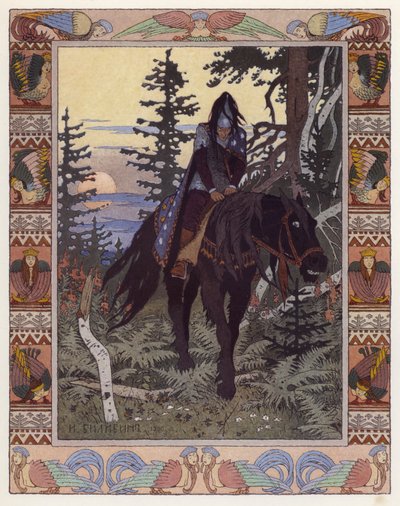 Illustration pour Vassilisa la Belle - Ivan Yakovlevich Bilibin