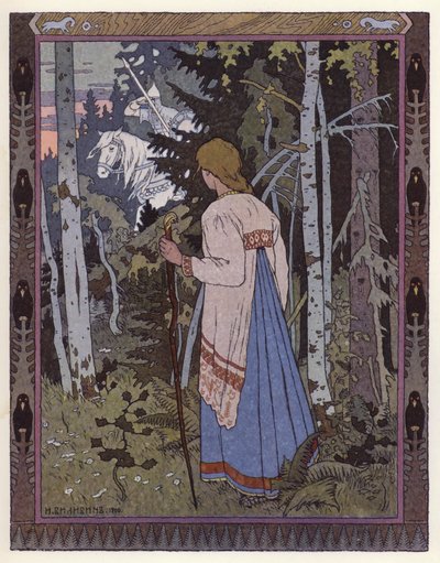 Illustration pour Vassilisa la Belle - Ivan Yakovlevich Bilibin