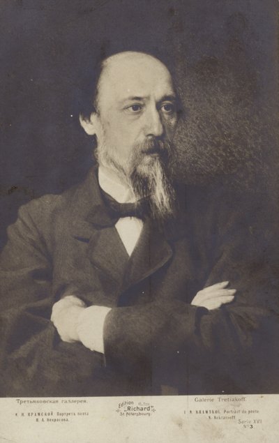 Nikolay Nekrasov, poète russe - Ivan Nikolaevich Kramskoy