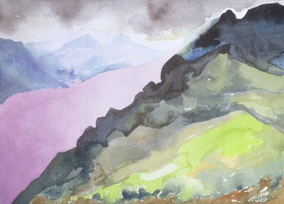 Loch Ness depuis Glendoe Lodge, 1995 - Izabella Godlewska de Aranda
