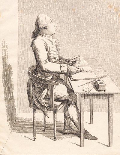 Un homme à un bureau - J.F. Clemens