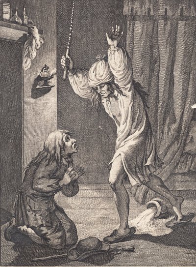 Per Degn tombe à genoux de terreur devant le bailli - J.F. Clemens