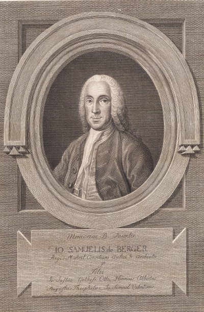 Portrait du médecin Johann Samuel von Berger - J.F. Clemens
