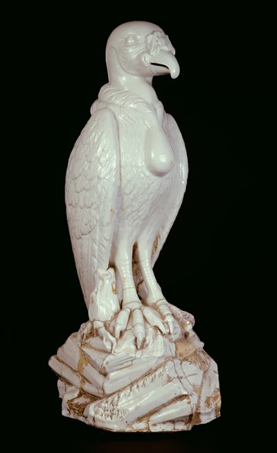 Une paire de grandes figures blanches de Meissen de vautours, c.1731 - J.G. Kirchner