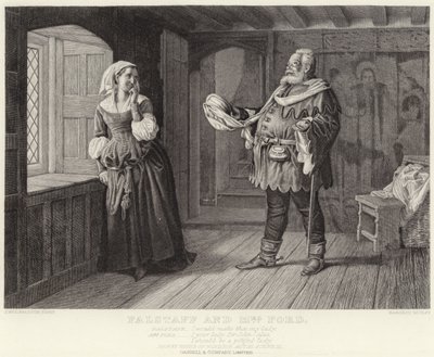 Falstaff et Mme Ford, Les Joyeuses Commères de Windsor, Acte III, Scène III - J.M.L. Ralston