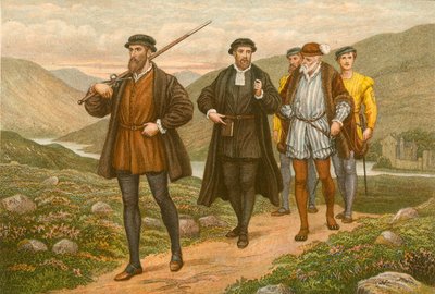 John Knox portant l