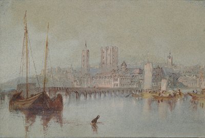 Beaugency, vers 1830 - Joseph Mallord William Turner