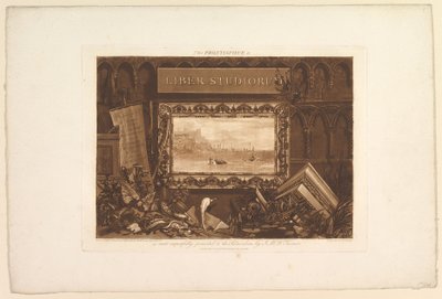 Le Frontispice de Liber Studiorum, mai 1812 - Joseph Mallord William Turner