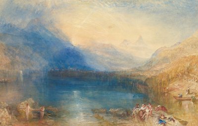 Le lac de Zoug, 1843 - Joseph Mallord William Turner