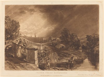 Ramasseurs de cresson, publié en 1819 - Joseph Mallord William Turner
