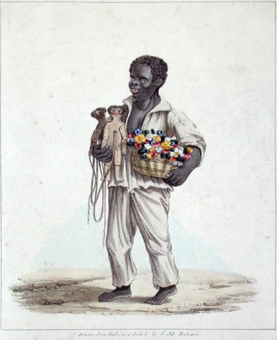 Vendeur de marionnettes au carnaval, Kingston, Jamaïque - J.M. Belisario