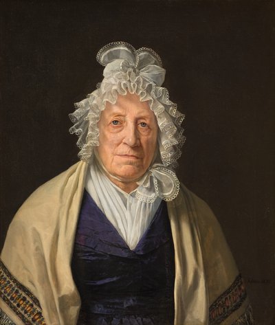 Fru Lindam, née Goos, veuve du supercargo Lindam en Inde orientale - J.V. Gertner