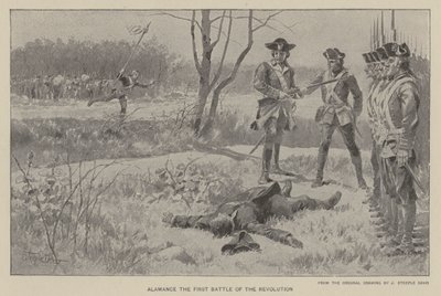Alamance, la première bataille de la révolution - J. (after) Steeple Davis