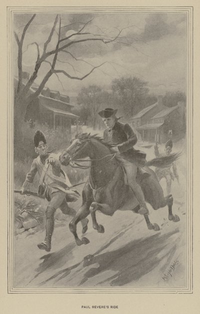 La chevauchée de Paul Revere - J. (after) Steeple Davis