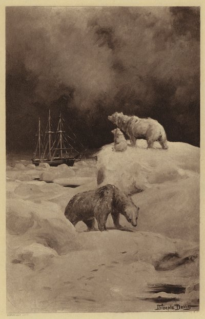 Peary dans les régions arctiques - J. (after) Steeple Davis