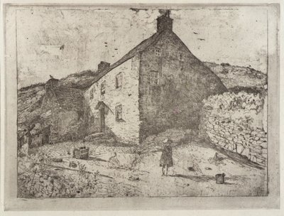 Hutte de pêcheur--Île de Man - J. Alden Weir